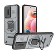 For Xiaomi Redmi Note 12 4G Global Sliding Camshield TPU + PC Shockproof Phone Case with Holder(Grey) - free shipping - PMC TechLife - Order now!