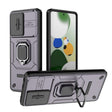 For Xiaomi Redmi Note 12 Pro 5G Global Sliding Camshield TPU + PC Shockproof Phone Case with Holder(Purple) - Xiaomi Cases by PMC TechLife | Online Shopping South Africa | PMC TechLife | Buy Now Pay Later Mobicred