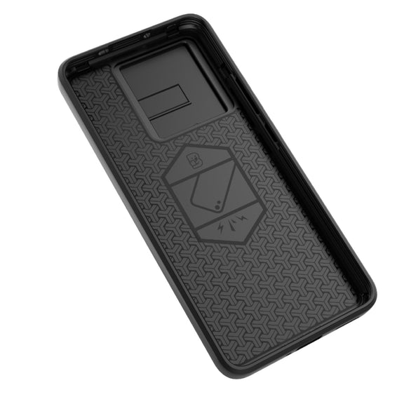 For Xiaomi Redmi K60 Ultra 5G Sliding Camshield TPU + PC Shockproof Phone Case with Holder(Green)