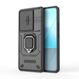 For Xiaomi Redmi Note 13 Pro 5G Sliding Camshield TPU + PC Shockproof Phone Case with Holder(Black) - Xiaomi Cases by PMC TechLife | Online Shopping South Africa | PMC TechLife | Buy Now Pay Later Mobicred