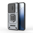 For Xiaomi 14 Sliding Camshield TPU + PC Shockproof Phone Case with Holder(Grey) - free shipping - PMC TechLife - Order now!