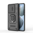 For Xiaomi Redmi K70E 5G Sliding Camshield TPU + PC Shockproof Phone Case with Holder(Black) - K70E Cases by PMC TechLife | Online Shopping South Africa | PMC TechLife | Buy Now Pay Later Mobicred