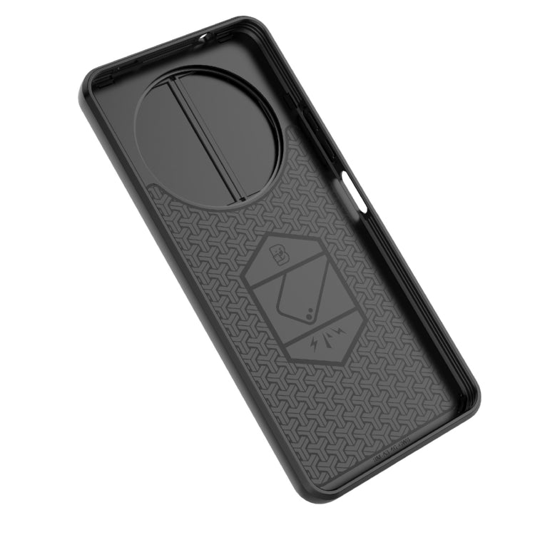 For Xiaomi Redmi A3 4G Global Sliding Camshield TPU + PC Shockproof Phone Case with Holder(Green)