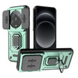 For Xiaomi 14 Ultra Sliding Camshield TPU + PC Shockproof Phone Case with Holder(Green) - free shipping - PMC TechLife - Order now!