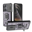 For Xiaomi Redmi Turbo 3 5G Sliding Camshield TPU + PC Shockproof Phone Case with Holder(Purple) - Xiaomi Cases by PMC TechLife | Online Shopping South Africa | PMC TechLife | Buy Now Pay Later Mobicred