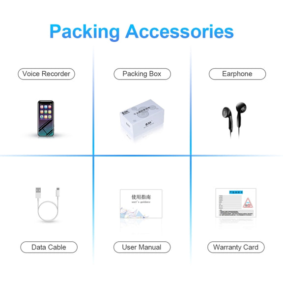 8GB M15 Multi-function Smart Voice Recorder MP3 Hifi Sound Music Player Walkman