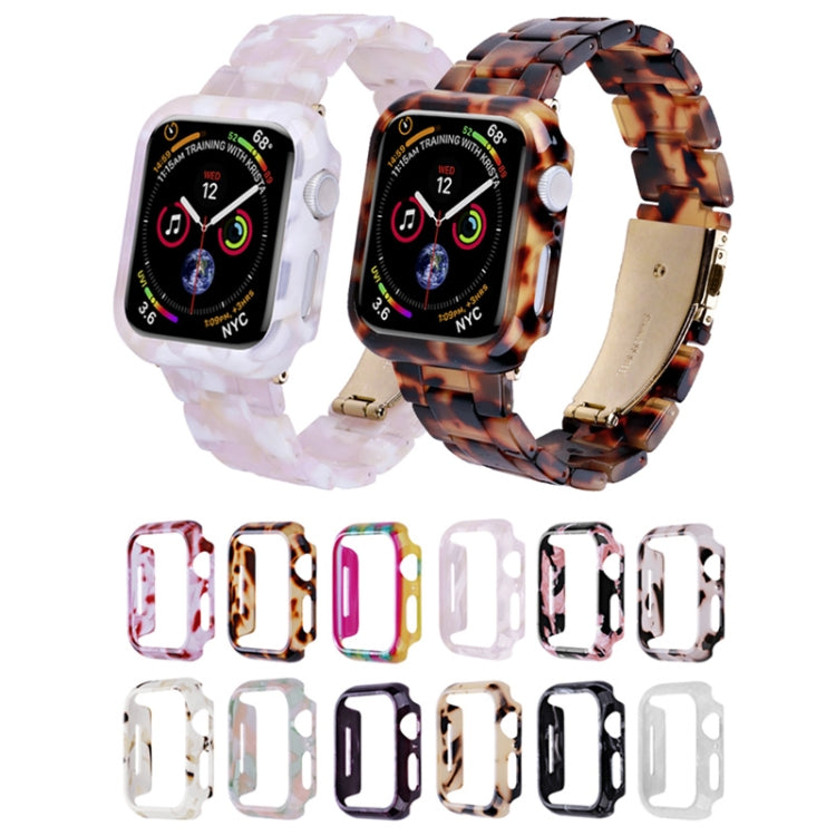 For Apple Watch Ultra 2 / Ultra 49mm Printed Resin PC Watch Case(Red Pink)