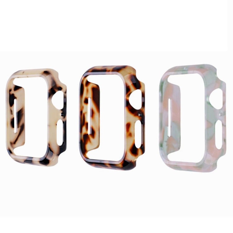 For Apple Watch Ultra 2 / Ultra 49mm Printed Resin PC Watch Case(Red Pink)