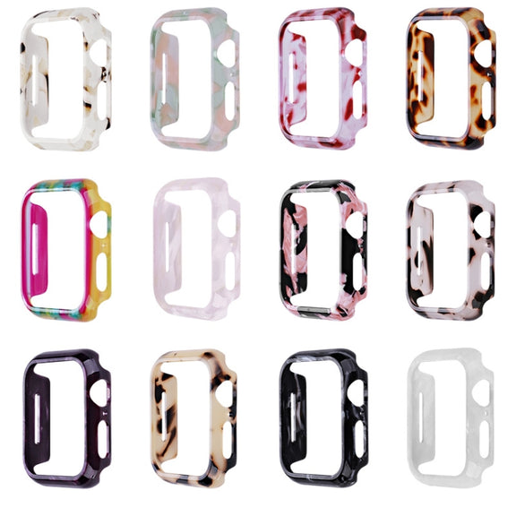 For Apple Watch Ultra 2 / Ultra 49mm Printed Resin PC Watch Case(Pearl White)