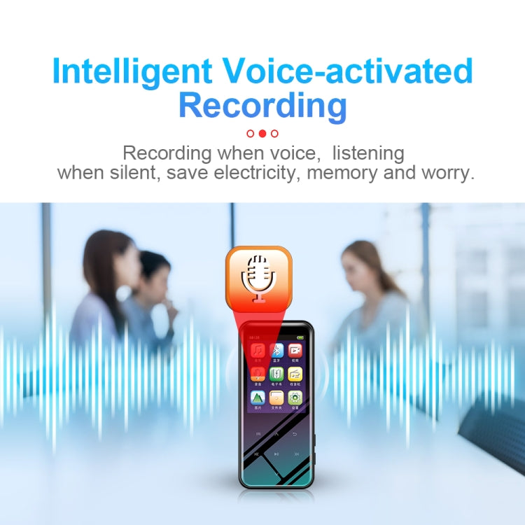 16GB M15 Multi-function Smart Voice Recorder MP3 Hifi Sound Music Player Walkman, Bluetooth Version
