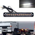 DC12V-24V / 36W Car Truck Emergency Strobe Flash Warning Light 12LEDs Long Ultra-thin Side Lights(White) - Warning Lights by PMC TechLife | Online Shopping South Africa | PMC TechLife | Buy Now Pay Later Mobicred