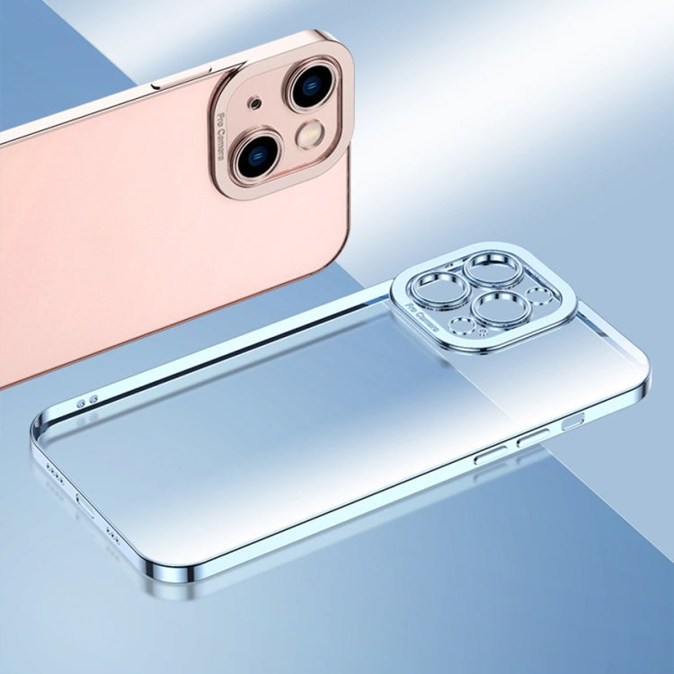 For iPhone 15 Pro Max Electroplating TPU Phone Case(Silver)