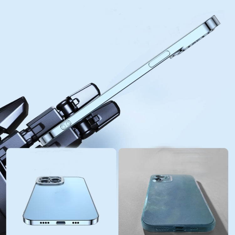 For iPhone 15 Pro Max Electroplating TPU Phone Case(Silver)