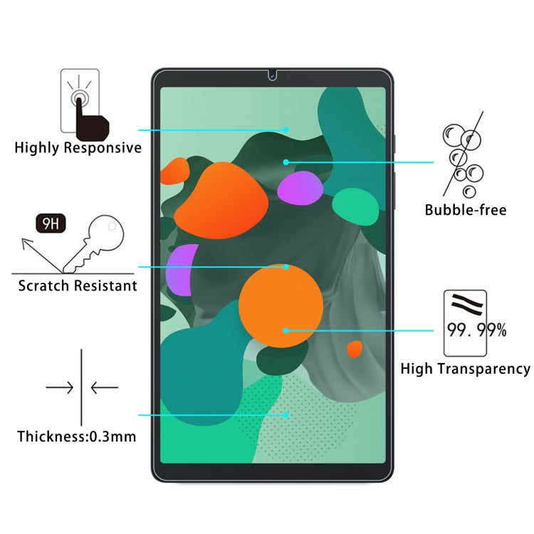 For Blackview Tab 60 8.7 9H 0.3mm Explosion-proof Tempered Glass Film