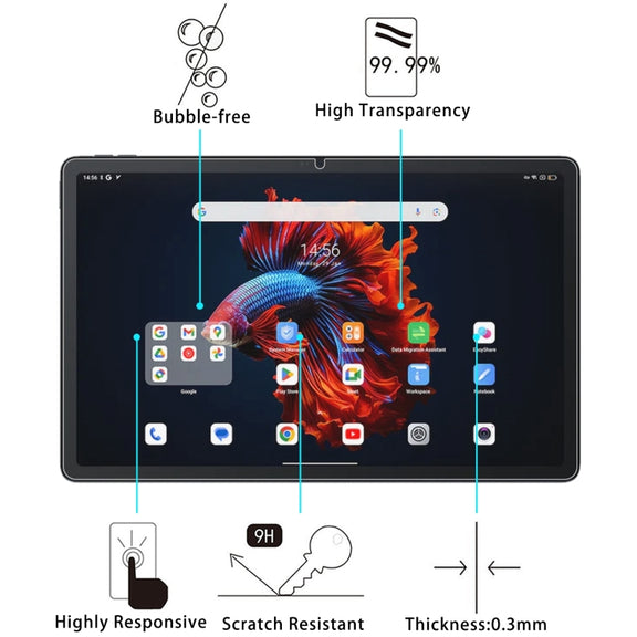 For Blackview Mega 1 11.5 9H 0.3mm Explosion-proof Tempered Glass Film