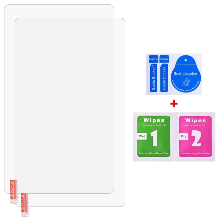 For Blackview Tab 50 WiFi 8.0 2pcs 9H 0.3mm Explosion-proof Tempered Glass Film