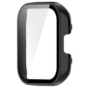 For Xiaomi Mi Watch Lite 3 PC + Tempered Film Integrated Watch Protective Case(Black)