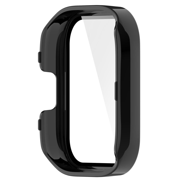 For Xiaomi Mi Watch Lite 3 PC + Tempered Film Integrated Watch Protective Case(Black)
