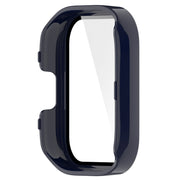 For Xiaomi Mi Watch Lite 3 PC + Tempered Film Integrated Watch Protective Case(Ink Blue)