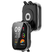 For Redmi Watch 3 Lite / Redmi Watch 3 Active PC + Tempered Film Integrated Watch Protective Case(Transparent)