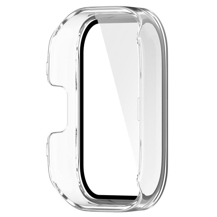 For Redmi Watch 3 Lite / Redmi Watch 3 Active PC + Tempered Film Integrated Watch Protective Case(Transparent)