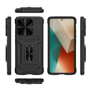 For Xiaomi Redmi Note 13 5G Camshield Robot TPU Hybrid PC Phone Case(Blue)