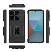 For Xiaomi Redmi Note 13 Pro 5G Camshield Robot TPU Hybrid PC Phone Case(Green)