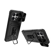 For Xiaomi Redmi K70E 5G Camshield Robot TPU Hybrid PC Phone Case(Black)