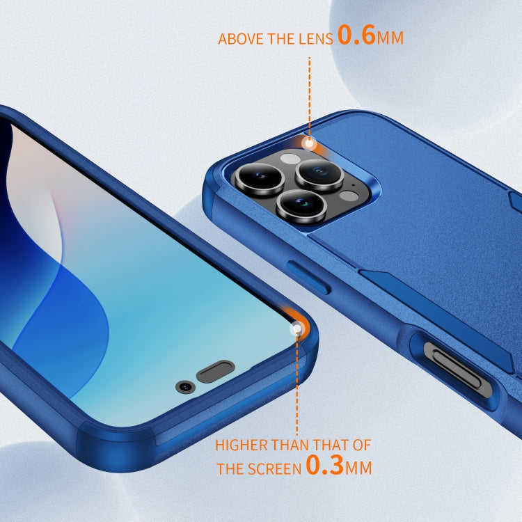 For iPhone 16 Pro Max Commuter Shockproof TPU + PC Phone Case(Royal Blue)