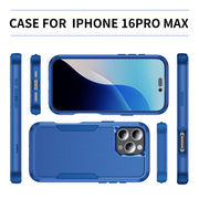 For iPhone 16 Pro Max Commuter Shockproof TPU + PC Phone Case(Royal Blue)