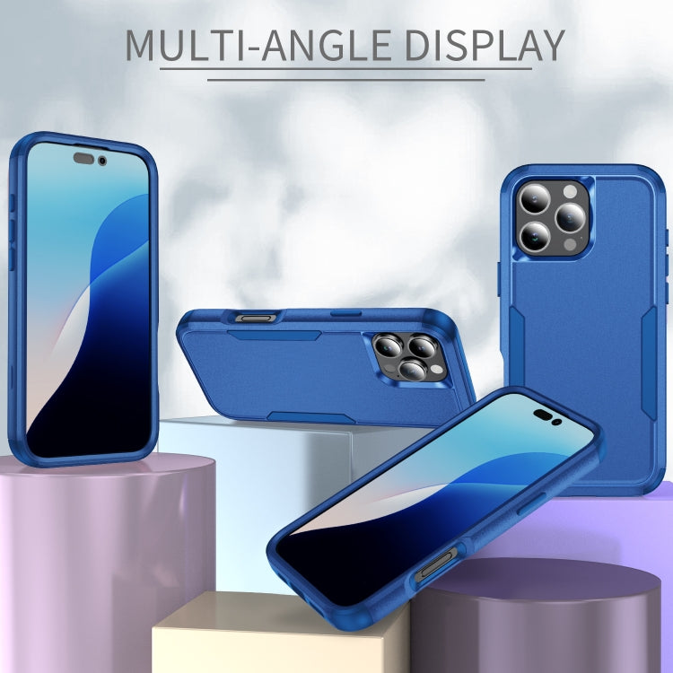 For iPhone 16 Pro Max Commuter Shockproof TPU + PC Phone Case(Royal Blue)