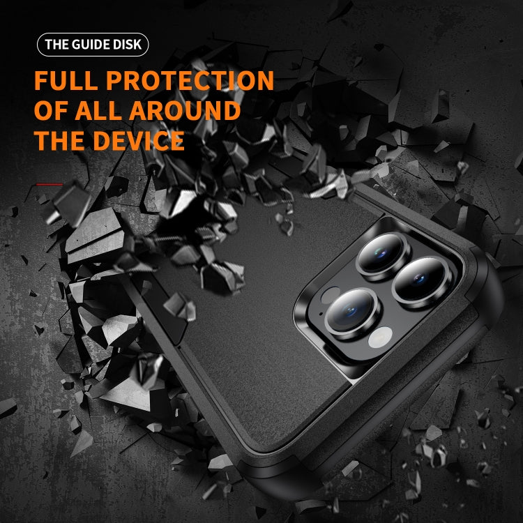 For iPhone 16 Pro Max Commuter Shockproof TPU + PC Phone Case(Black)