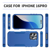 For iPhone 16 Pro Commuter Shockproof TPU + PC Phone Case(Royal Blue)