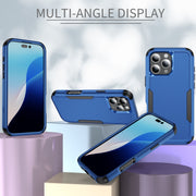 For iPhone 16 Pro Commuter Shockproof TPU + PC Phone Case(Royal Blue+Black)