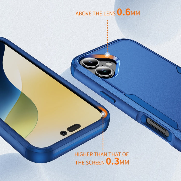For iPhone 16 Commuter Shockproof TPU + PC Phone Case(Royal Blue)