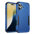 For iPhone 16 Commuter Shockproof TPU + PC Phone Case(Royal Blue+Black) - iPhone 16 Cases by PMC TechLife | Online Shopping South Africa | PMC TechLife | Buy Now Pay Later Mobicred