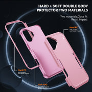 For iPhone 16 Commuter Shockproof TPU + PC Phone Case(Pink)