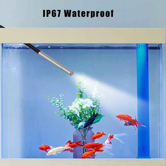 P40 3.9mm Red HD Water-resistant Portable Integrated Hand-held Vertical Screen Industry Endoscope, Length:5m(Hardwire)