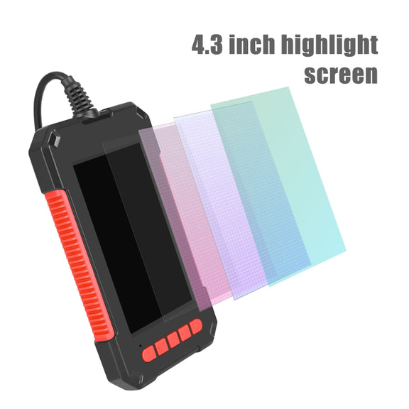 P40 3.9mm Red HD Water-resistant Portable Integrated Hand-held Vertical Screen Industry Endoscope, Length:5m(Hardwire)