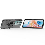 For OPPO A79 5G PC + TPU Shockproof Protective Phone Case with Magnetic Ring Holder(Black)