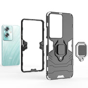 For OPPO A79 5G PC + TPU Shockproof Protective Phone Case with Magnetic Ring Holder(Black)