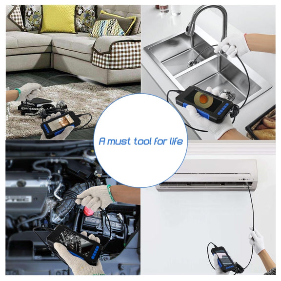 P40 5.5mm HD Blue Water-resistant Portable Integrated Hand-held Vertical Screen Industry Endoscope, Length:2m(Hardwire)