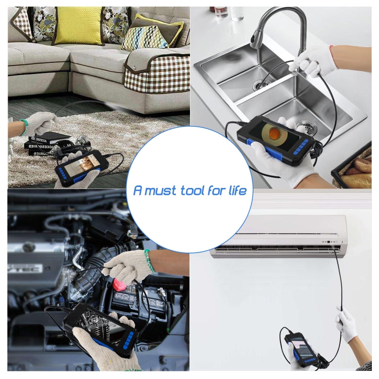 P40 5.5mm HD Blue Water-resistant Portable Integrated Hand-held Vertical Screen Industry Endoscope, Length:2m(Hardwire)