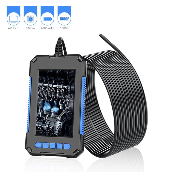 P40 5.5mm HD Blue Water-resistant Portable Integrated Hand-held Vertical Screen Industry Endoscope, Length:2m(Hardwire)