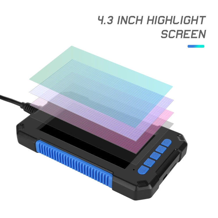 P40 5.5mm HD Blue Water-resistant Portable Integrated Hand-held Vertical Screen Industry Endoscope, Length:2m(Hardwire)