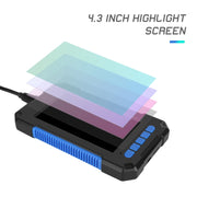 P40 5.5mm HD Blue Water-resistant Portable Integrated Hand-held Vertical Screen Industry Endoscope, Length:5m(Hardwire)