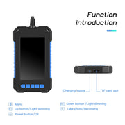 P40 5.5mm HD Blue Water-resistant Portable Integrated Hand-held Vertical Screen Industry Endoscope, Length:5m(Hardwire)