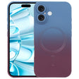 For iPhone 16 Liquid TPU Silicone Gradient MagSafe Phone Case(Blue Purple) - iPhone 16 Cases by PMC TechLife | Online Shopping South Africa | PMC TechLife | Buy Now Pay Later Mobicred