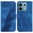For Xiaomi Redmi Note 13 Pro 5G 7-shaped Embossed Leather Phone Case(Blue) - Xiaomi Cases by PMC TechLife | Online Shopping South Africa | PMC TechLife | Buy Now Pay Later Mobicred