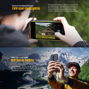 Ulefone Armor X12 Pro, 4GB+64GB, IP68/IP69K Rugged Phone, 5.45 inch Android 13 MediaTek Helio G36 Octa Core, Network: 4G, NFC(All Black)